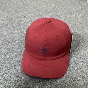 Polo by Ralph Lauren Men's Burgundy maroon chino ball Hat